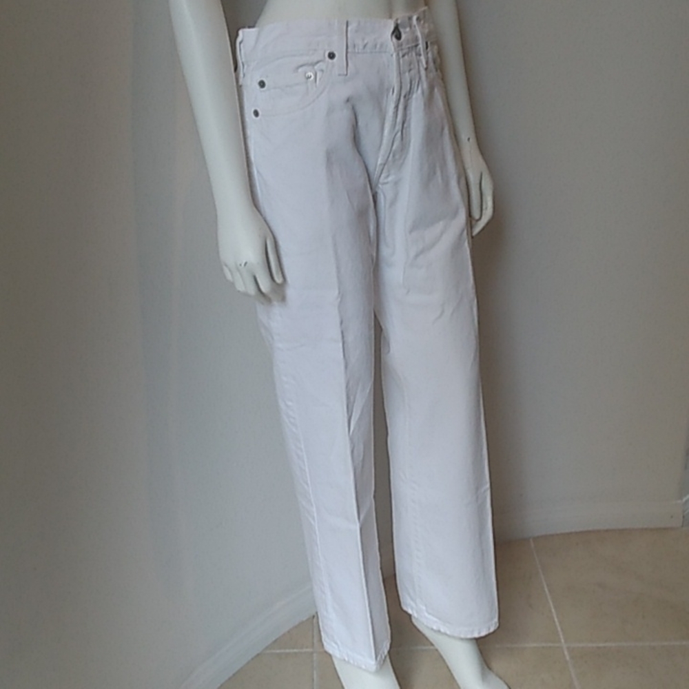 Levi's white jeans